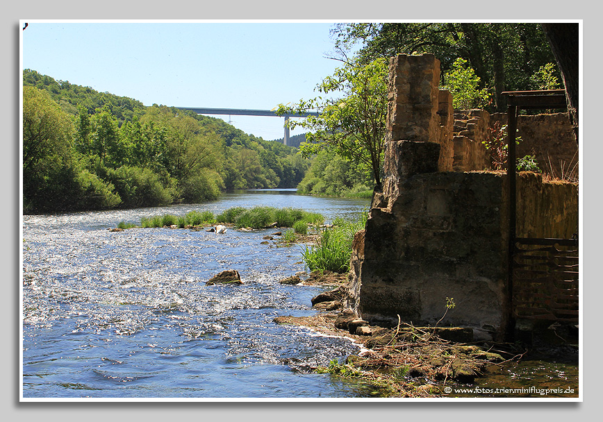 Ruine der alten Mühle in Moersdorf