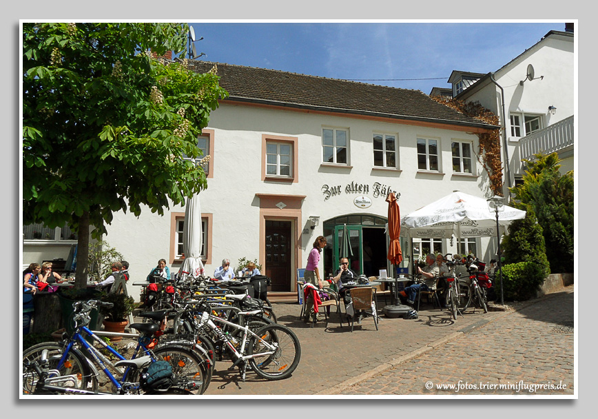Ein beliebtes Ziel für Jung und Alt ist die "Alte Fähre" in Kanzem/Saar.