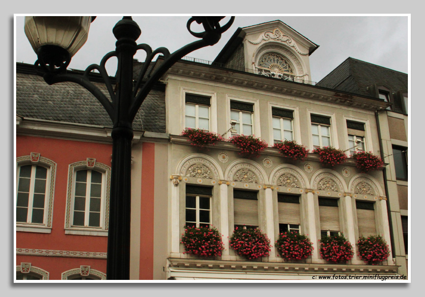 Fassade in der Simeonstraße in Trier